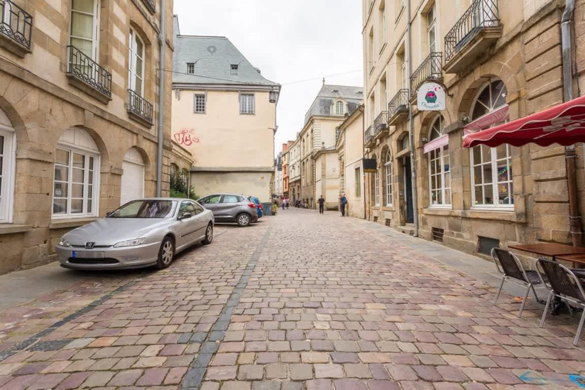 Le Chapitre - Appartement Cosy, Centre Historique Rennes Eksteriør billede